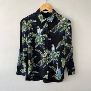 Stella McCartney Bird of Paradise Silk Blouse Size Small